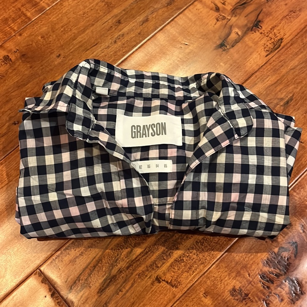 Grayson The Hero Button Down Gingham Multicolor S… - image 7